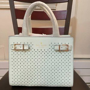 NWT Small Lanie Milton Lane Saffiano Bag (Mintsplash)